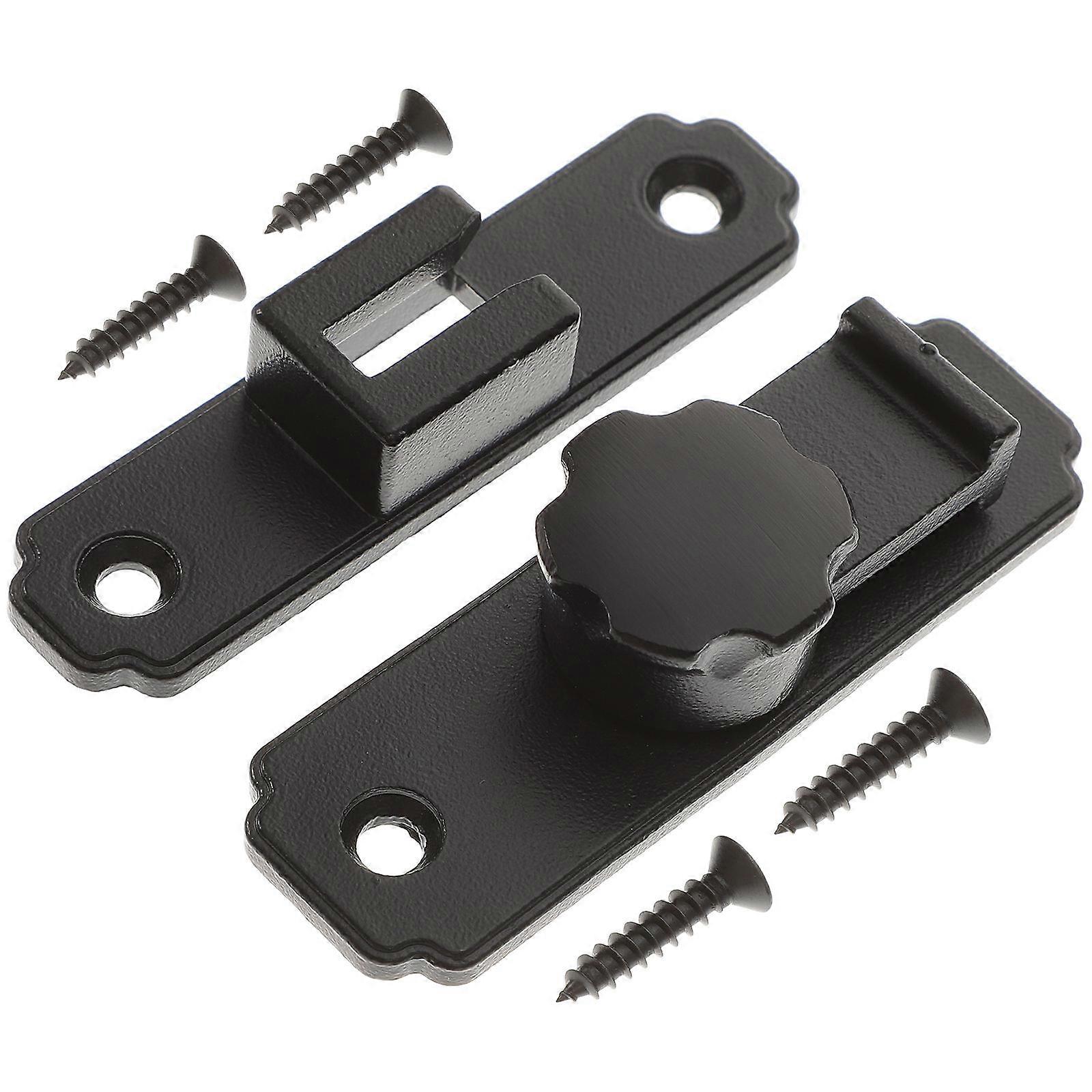 Durable 90 Degree Barn Door Sliding Gate Latch for Bathroom, Windows, and Cabinets – Easy Installation for Enhanced Security