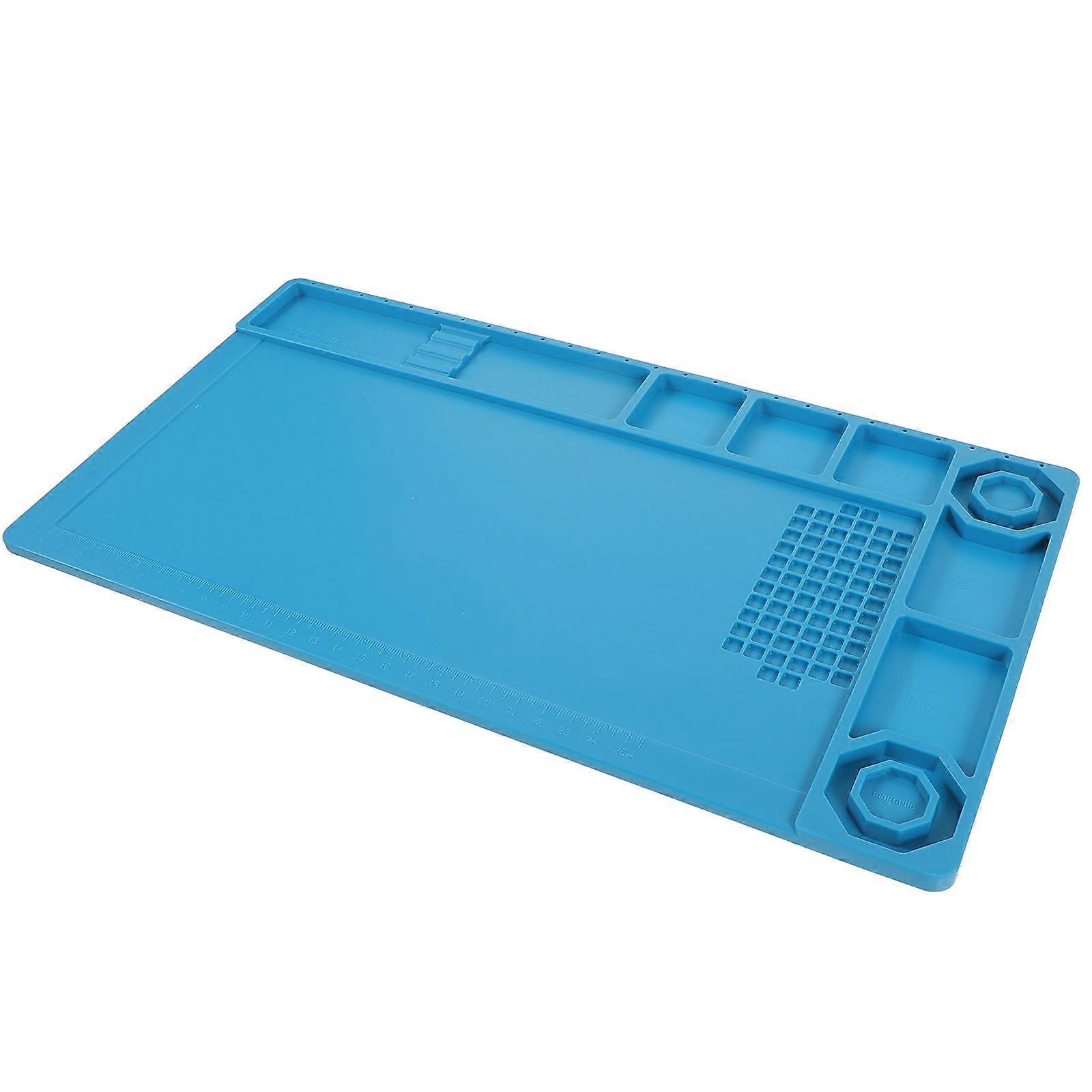 Protective Pad For Electronics Soldering Mat Silicone Anti Static Non Slip Repair Work Mat 38x21cm 1Set