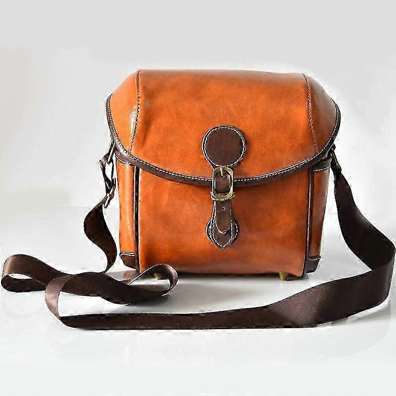 Leather Camera Bag Pouch Compatible with Fujifilm X-A2 XA3 X-A5 XS10 X-T1 X-T2 X-T3 XT10 XT20 X-E1 XE2S X-E3 XE4 XT100 XT200 Models