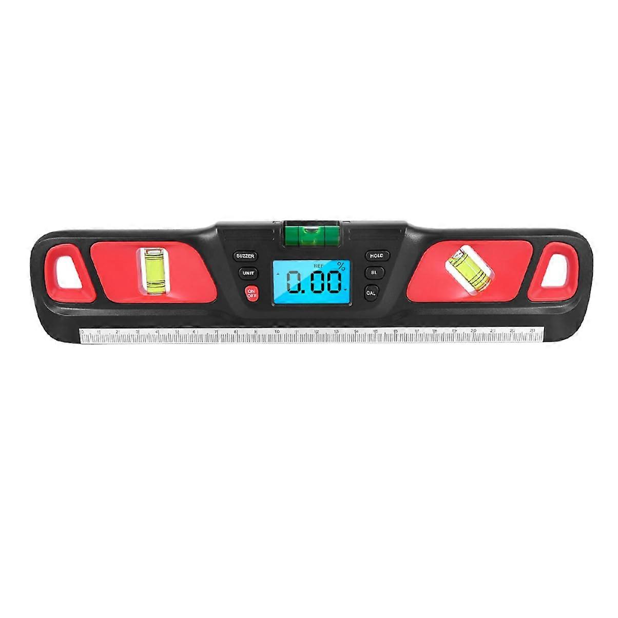 Illuminated plane tool frame hanger ruler homelevel tool plane ruler frame hanger plane portable balance ruler ltd gradienter spirit level abs red