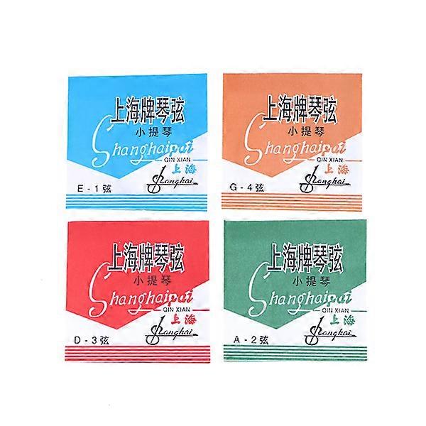 4 Pcs/Set Violin Strings Steel Core Wound Copper Wire Stringed I 1