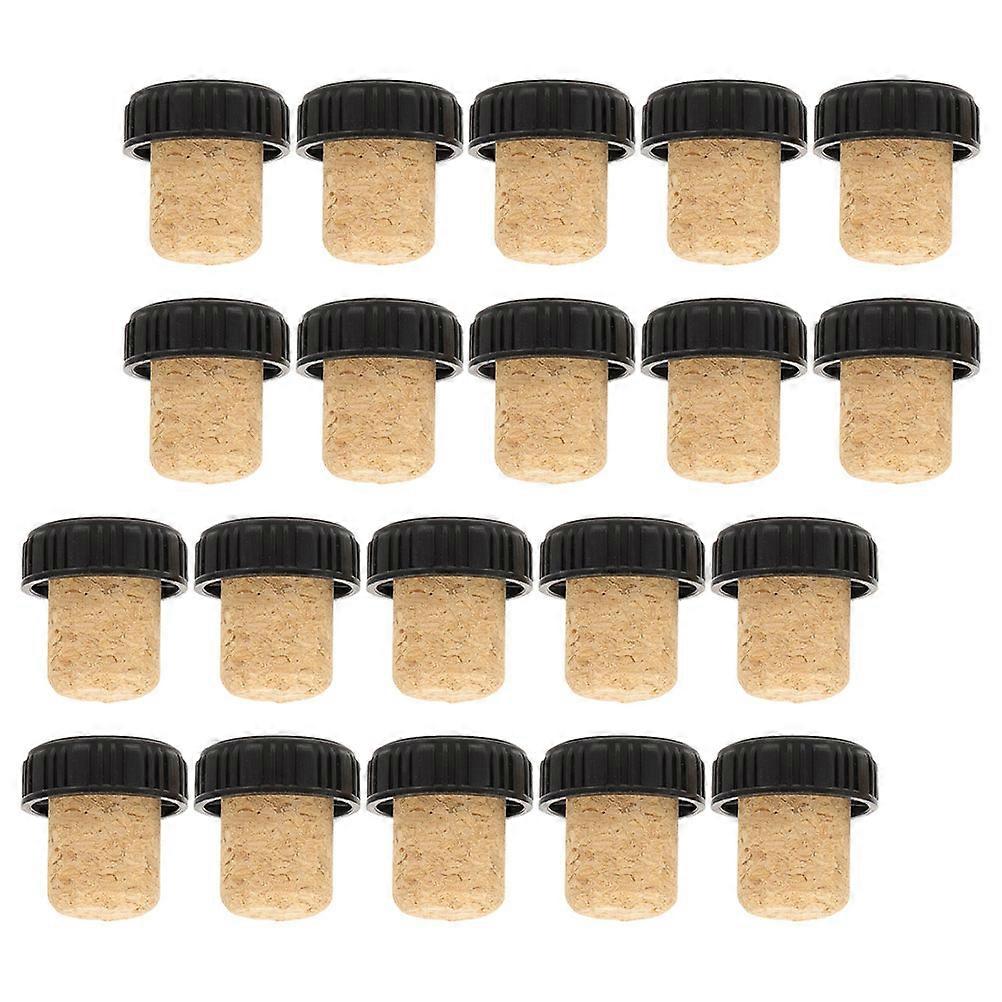 20 Pack Stoppers Leak Proof Sealing Plugs for & Beer Bottles Bulk Set for Freshness and Flavor Preservation