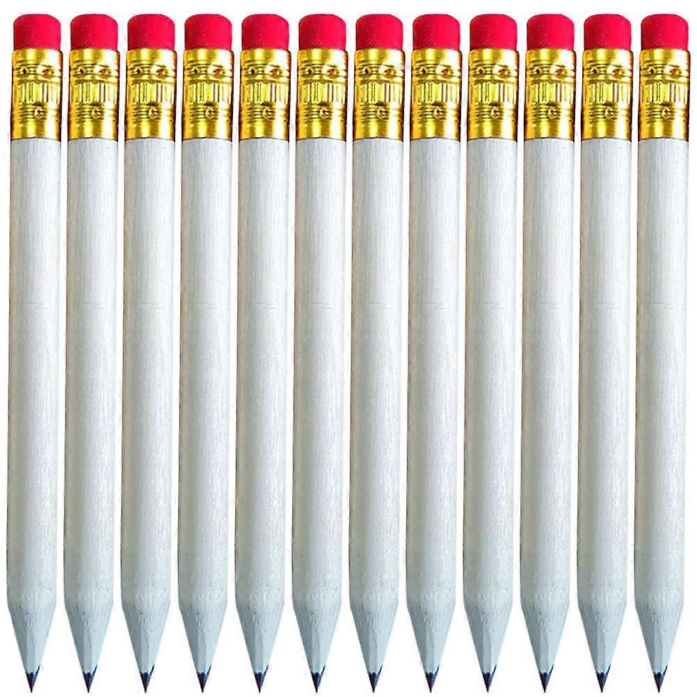 50pcs Short HB Graphite Pencils with Red Tips – Erasable, Lightweight Sketching & Drawing Tools for Artists, School, Art, and Office Use