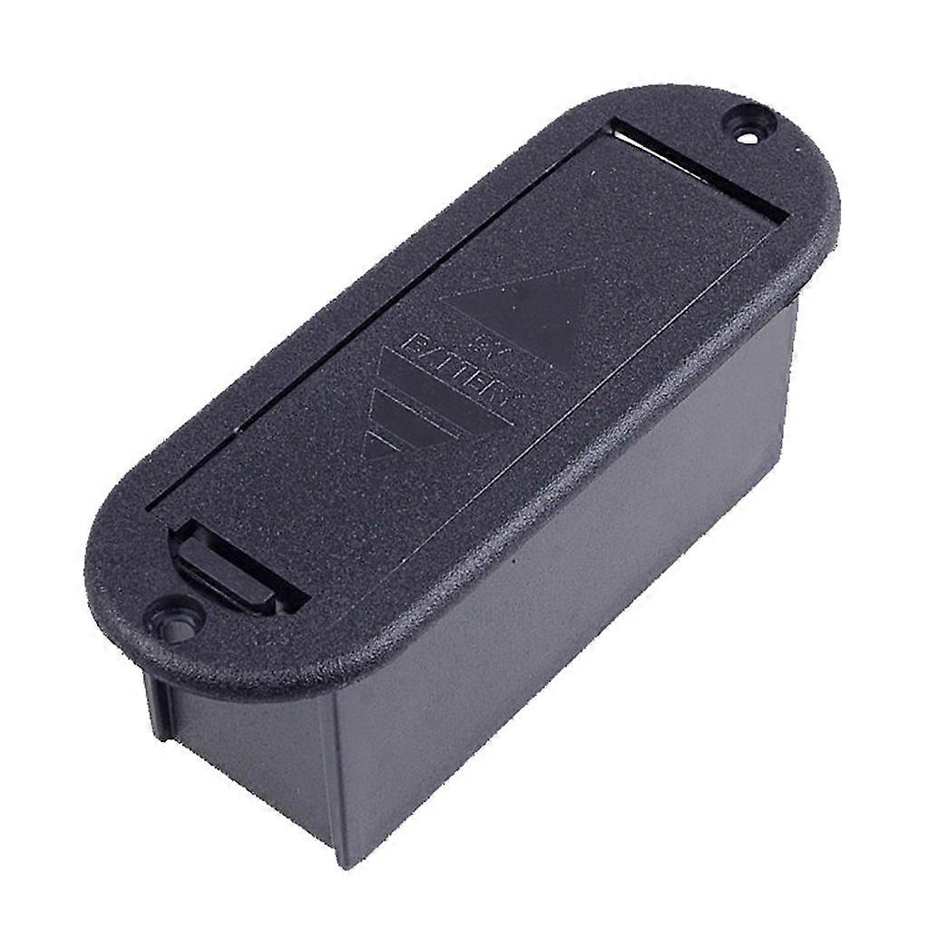 9V Battery Case Holder for Guitar and Bass, Durable Battery Box Cover, Compatible with Various Models