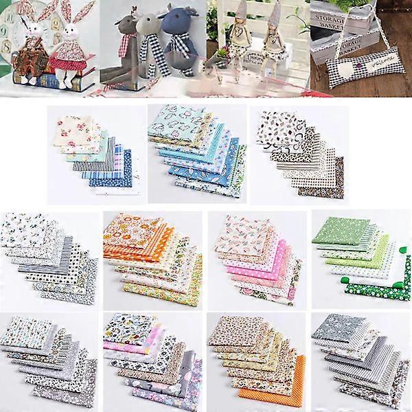 25x25cm cotton fabric assorted mixed pattern bundle for quilting, patchwork, needlework, DIY