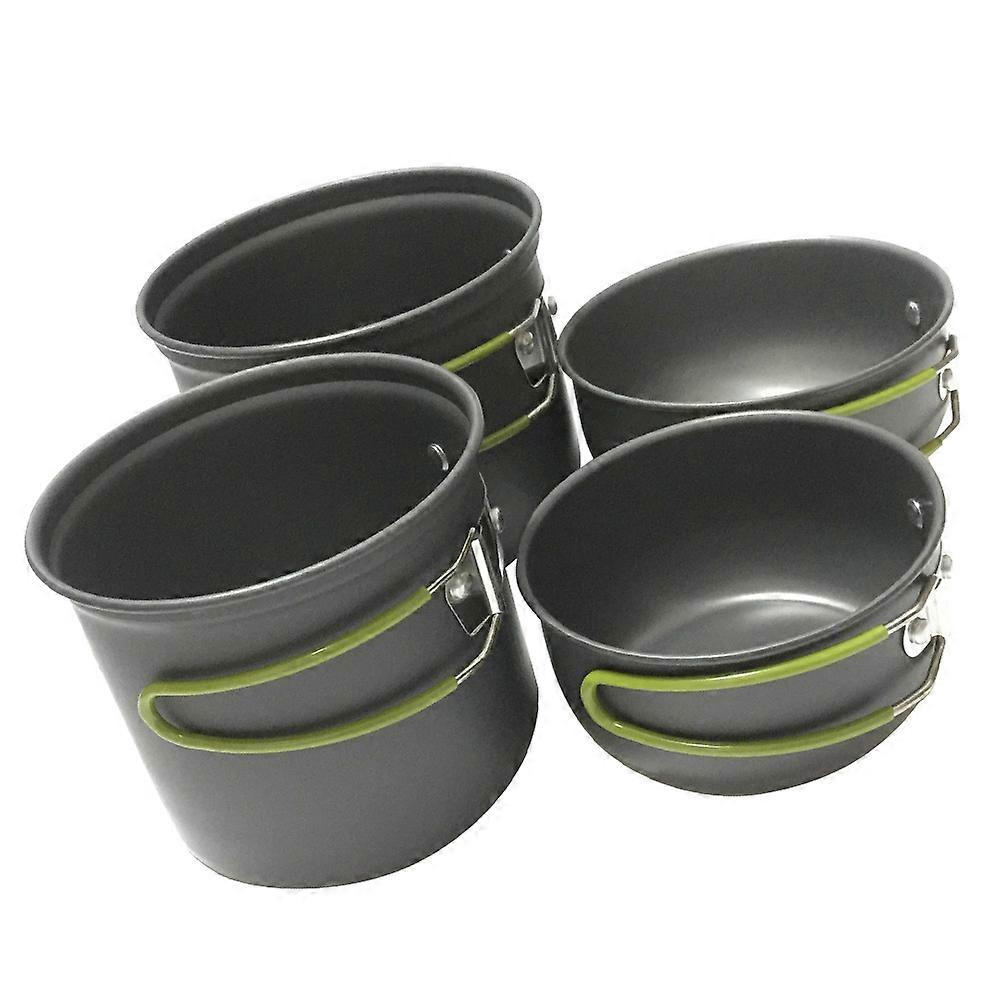 Lightweight Aluminum Alloy Camping Cooking Set for Hiking and Travel Portable Outdoor Utensils for People