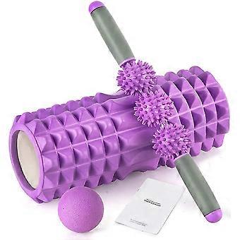 Fascia Roller 3in1 Set Wervelkolom Foam Roller Massage Roller Massage Stick Massage