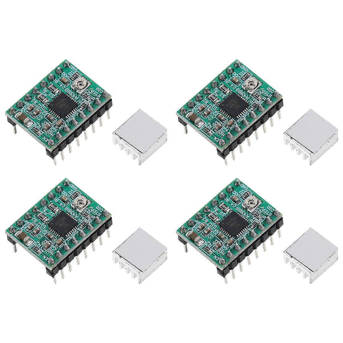 Stepper Motor Driver Module for 3D Printer Part Green PCB 4PCS
