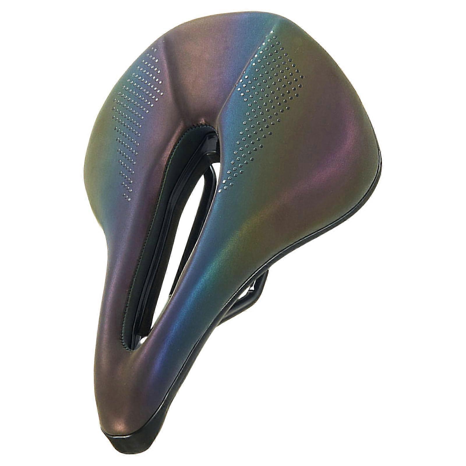 PU Leather Bicycle Saddle Breathable, Comfortable, Shock-Absorbing, Non-Slip Mountain Bike Compatible