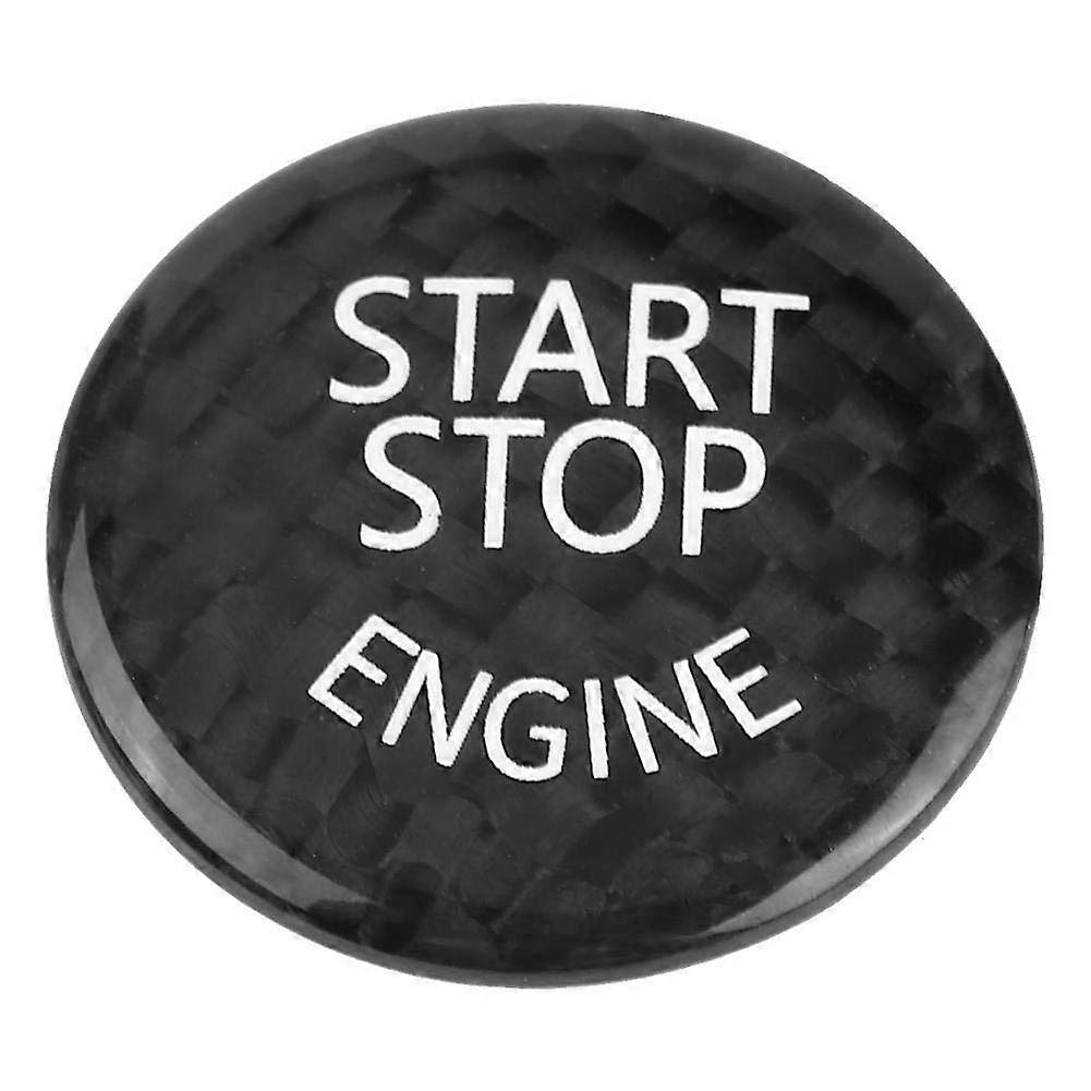 Start/Stop Switch Sticker For BMW Start Button, Compatible With E90/E91/E92/E60/X1/X3/X5/X6/E70/E71/E72, Black Vinyl