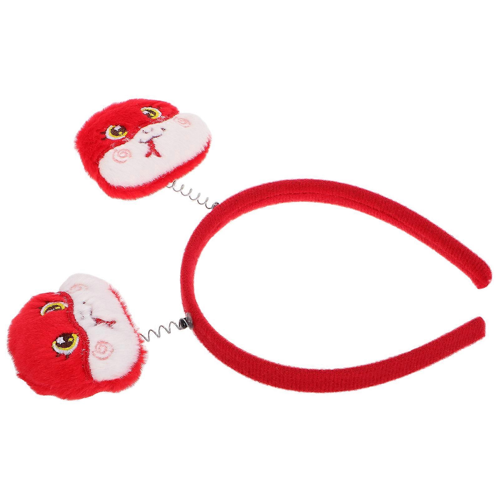 Snake Themed Headband for Women with Plush Design Multi Color Cloth Material for Holiday Parties and Daily Use 7 inches