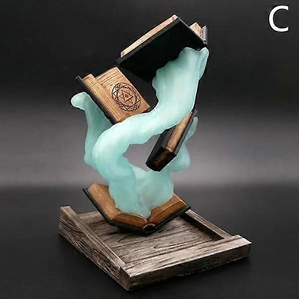 Tomes Of Magics Dice Tower Magics Dice Tray Ornament Blue