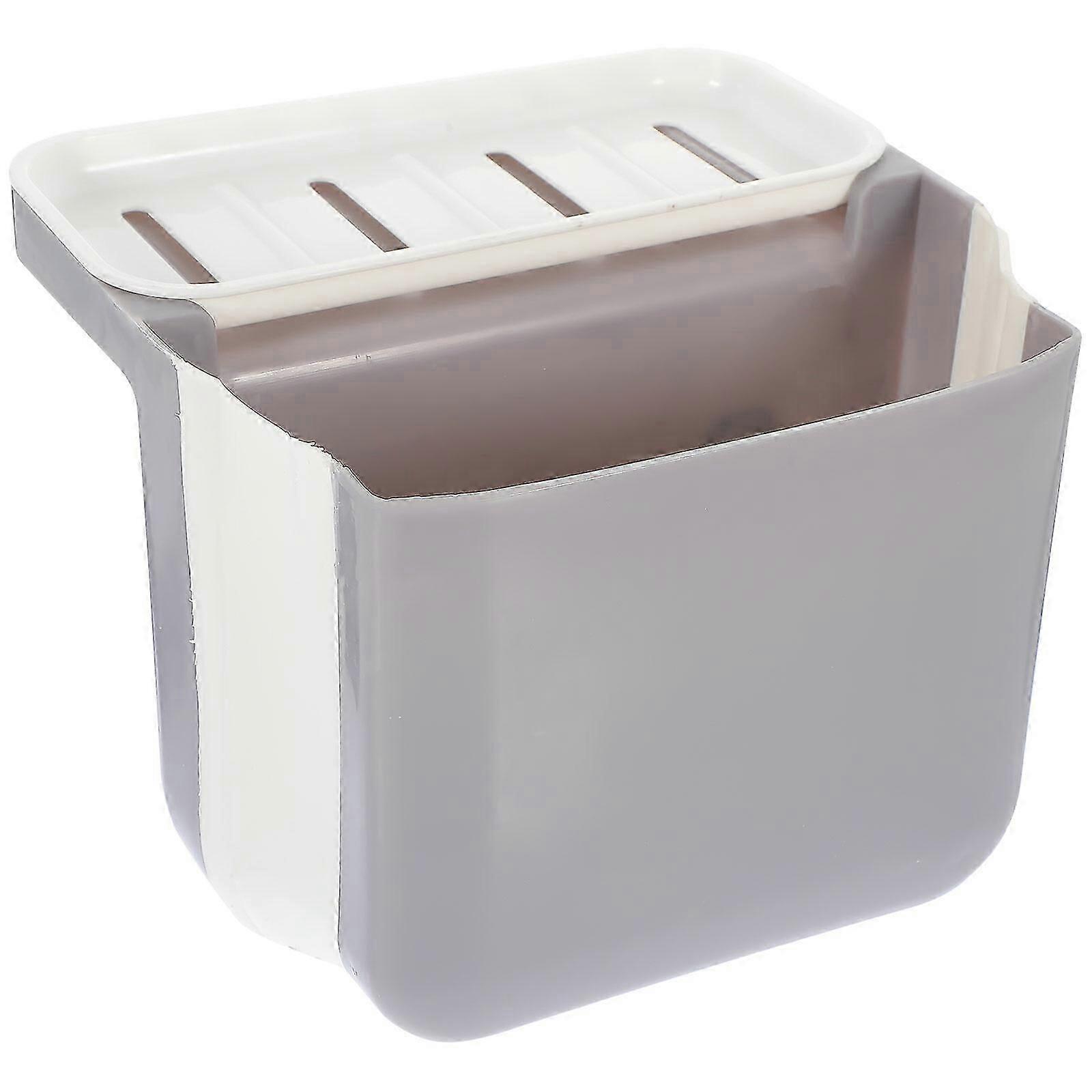 Mini Kitchen Waste Bin Corner Sink Strainer Kitchen Counter Trash Can Drain Basket