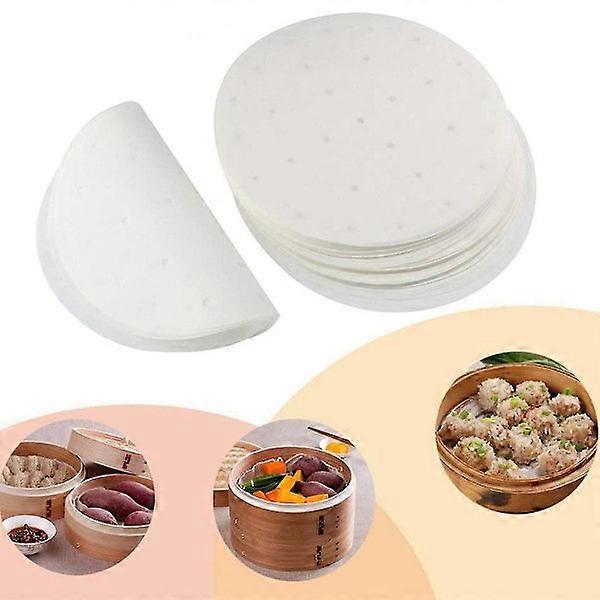 Piao Bremerluft 100 pcs Dim Sum paper 23 cm as base for bamboo steamer, hot air fryers
