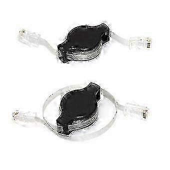 4.9FT Portable Retractable RJ45 Ethernet Cable - LAN Wire for Fast Internet Network Connection