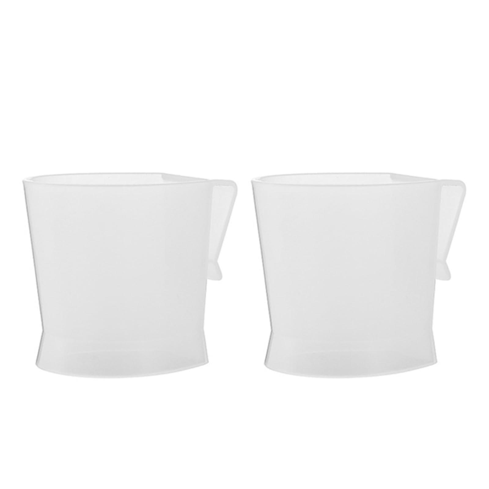 Package with 2 versatile spacesaving refrigerator mount racks, practical yogurt invert holders, kitchen supplies, spacesaving yogurt organizers.