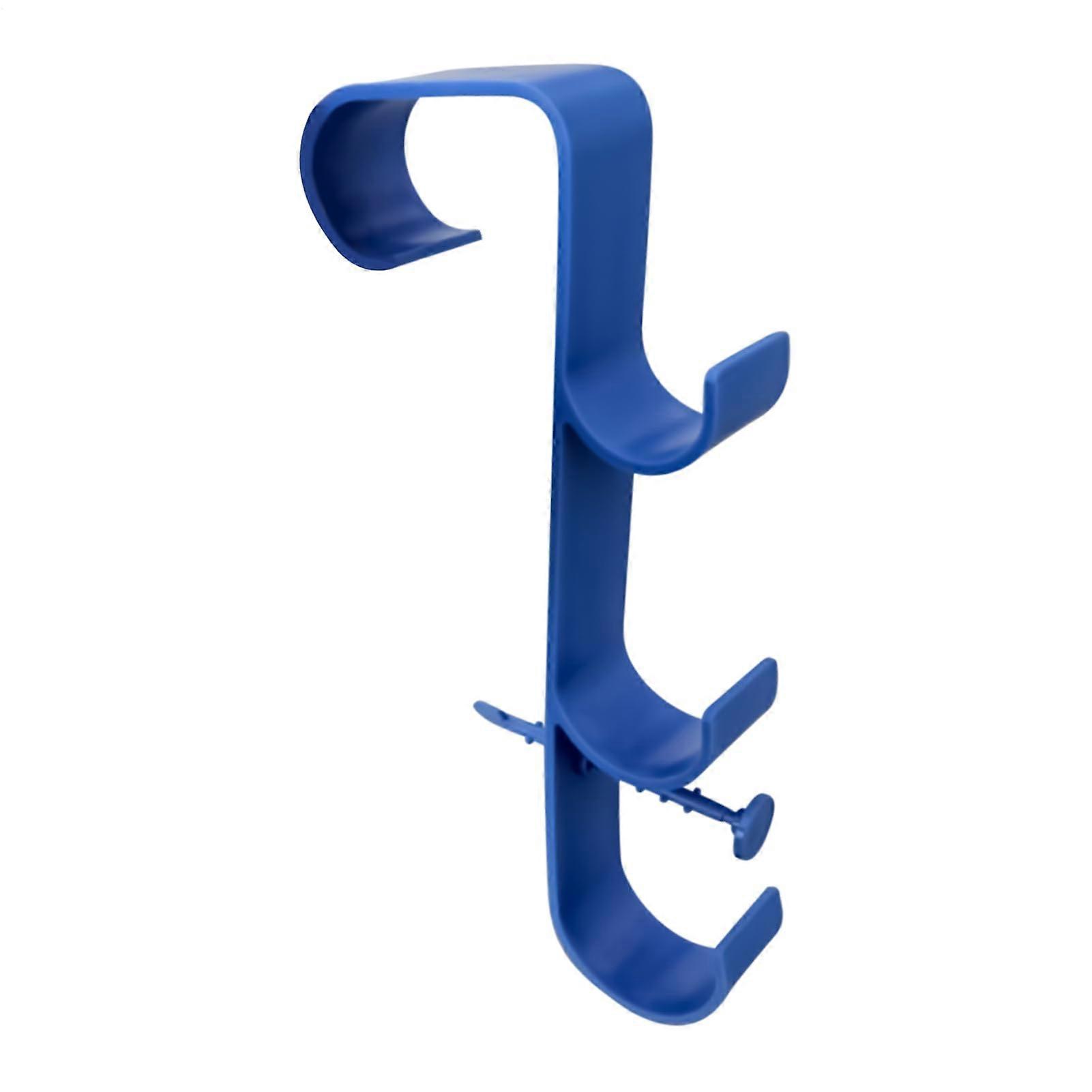 Adjustable Pool Cue Hooks Stable Hose Holder, Outdoor Accessory for Towels, Clothing, Swimming Pool, Terrace, Sports, Deck Wall, Large
