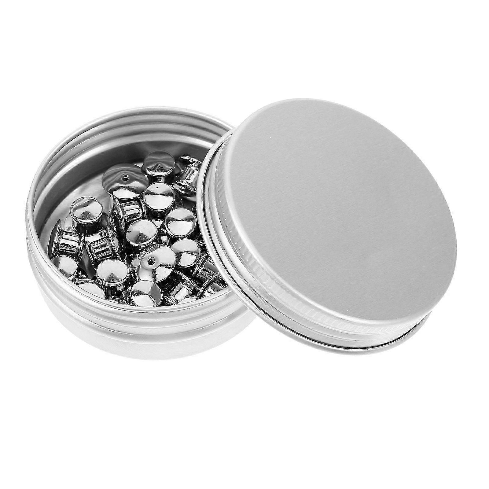 Enamel Pin Backs Locking For Diy Projects Silver 30Pcs