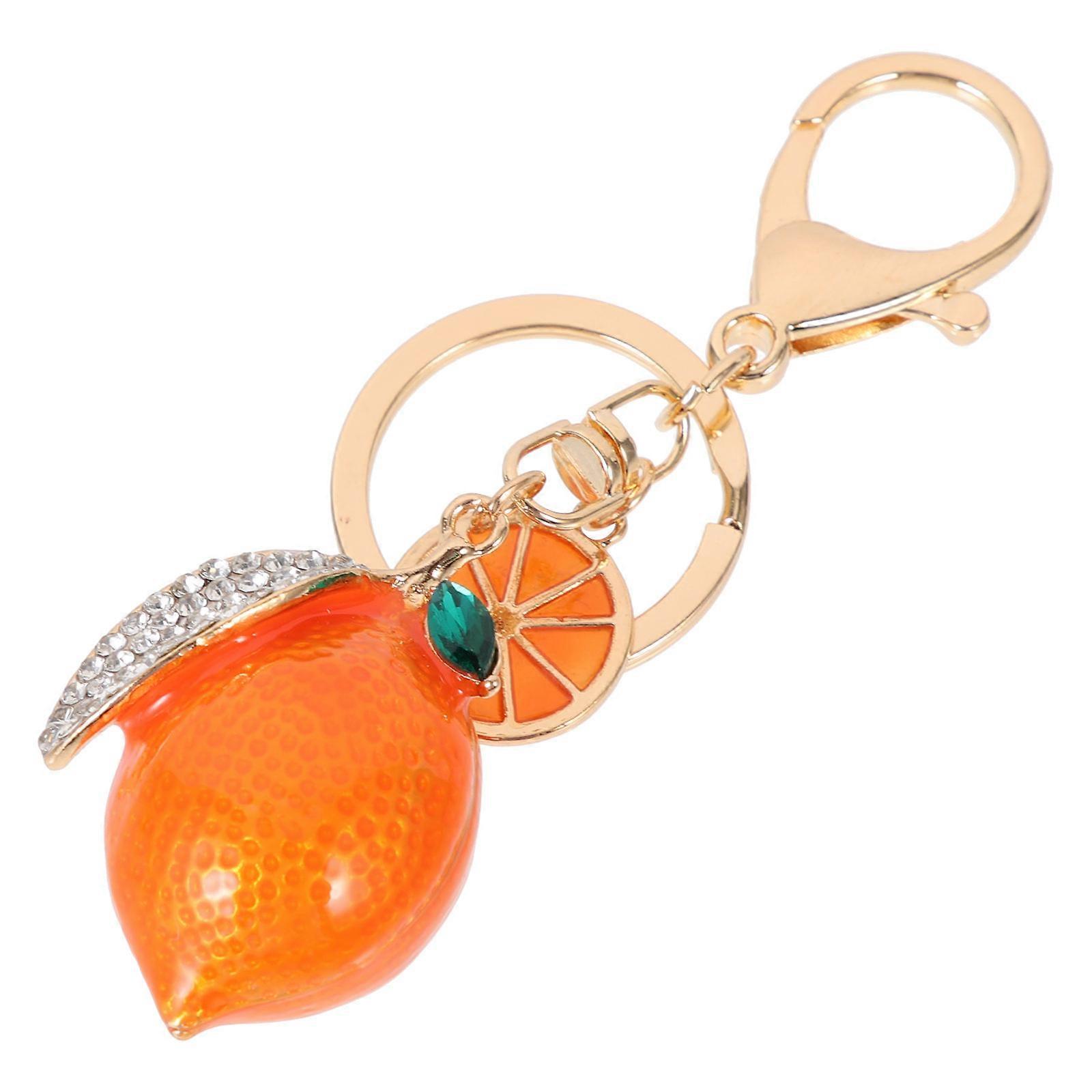 Portable Lemon Keychain Purse, Designed for Convenience and Visual Impact