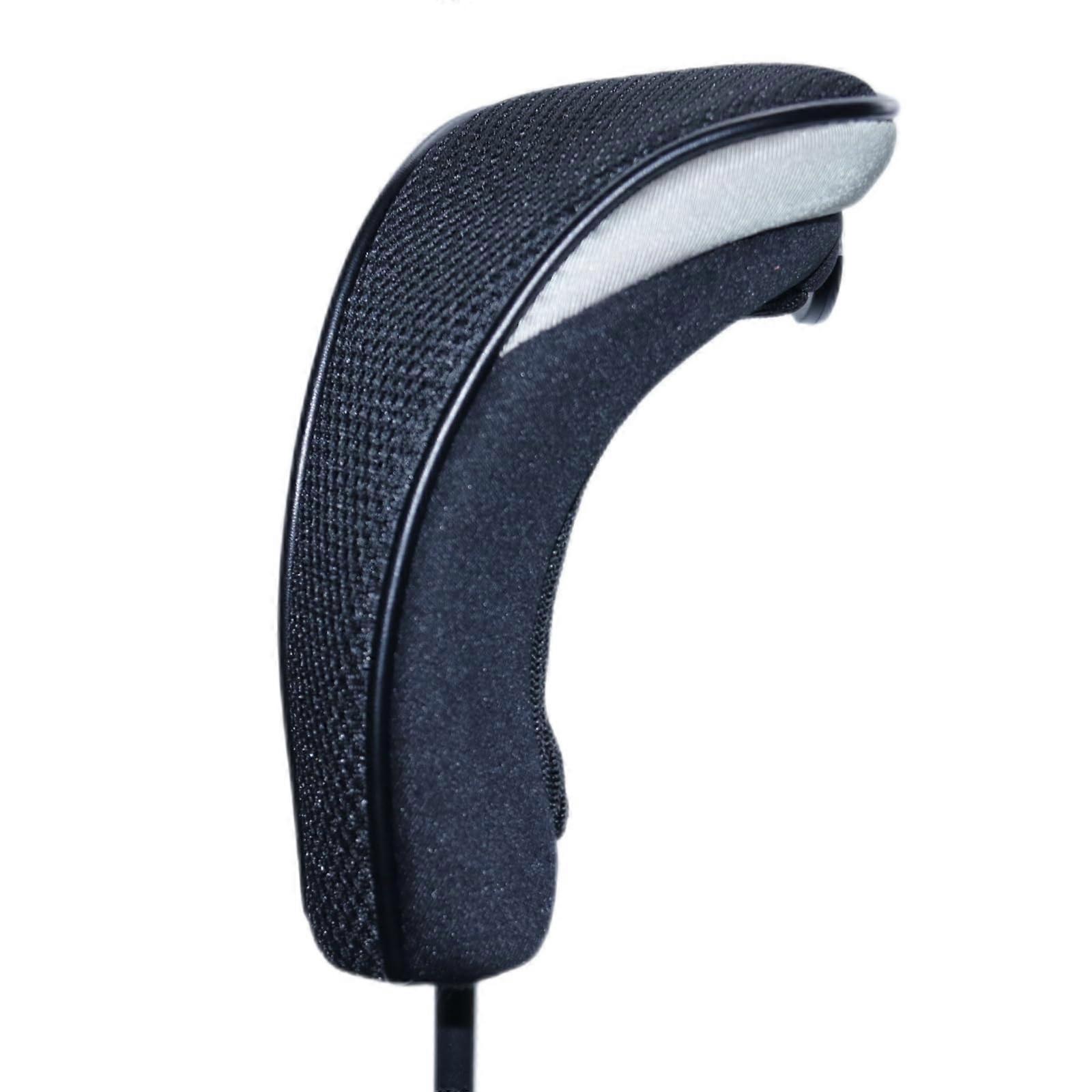 Utility Club Head Cover Replacement Outdoor Protector Schwarz Compatible With Utility Irons Standard Size