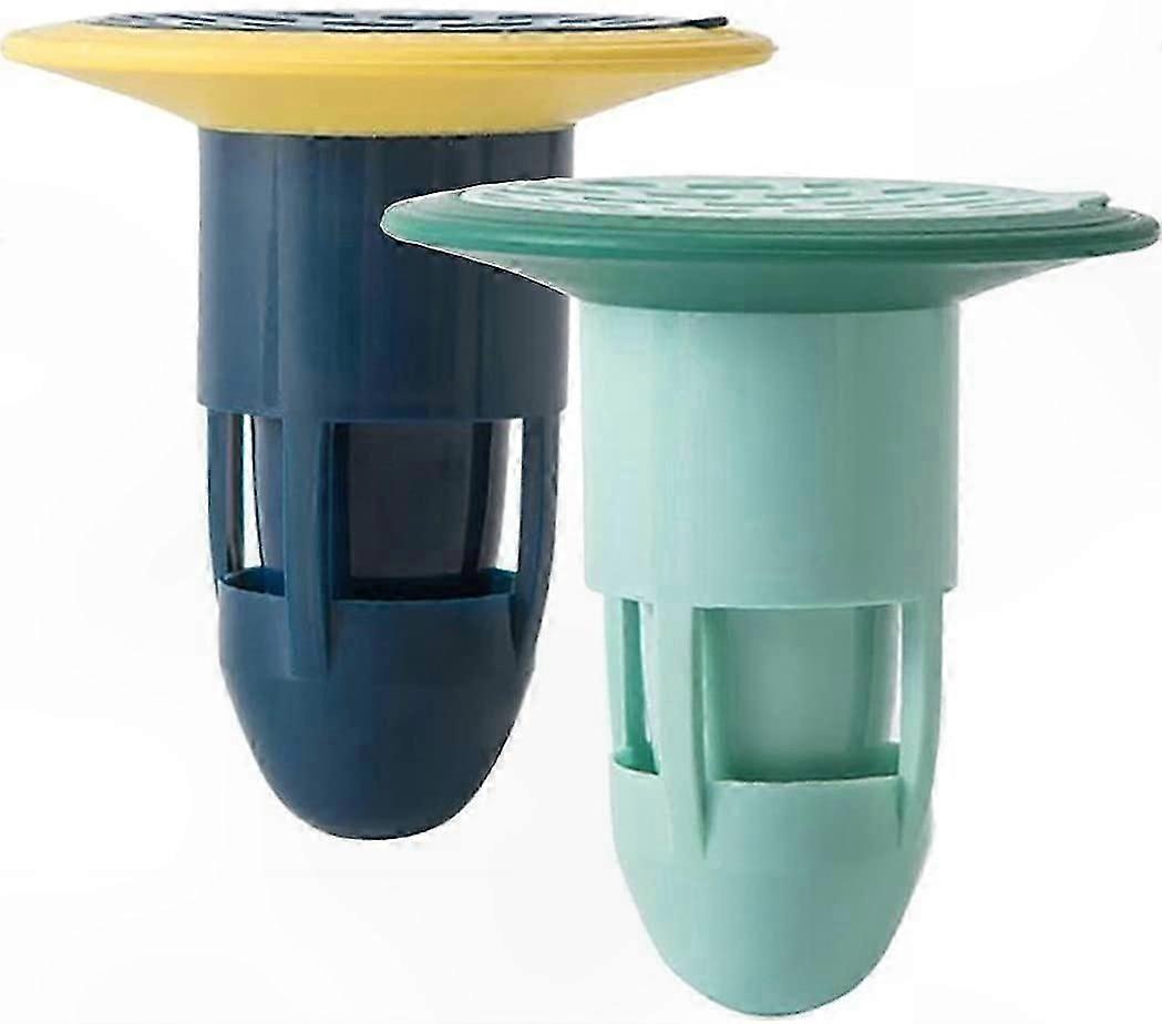 2-Pack Hair Catcher for Bathtub and Sink, Anti-Clog Drain Strainer, Odor-Proof, Insect-Blocking Shower Protector