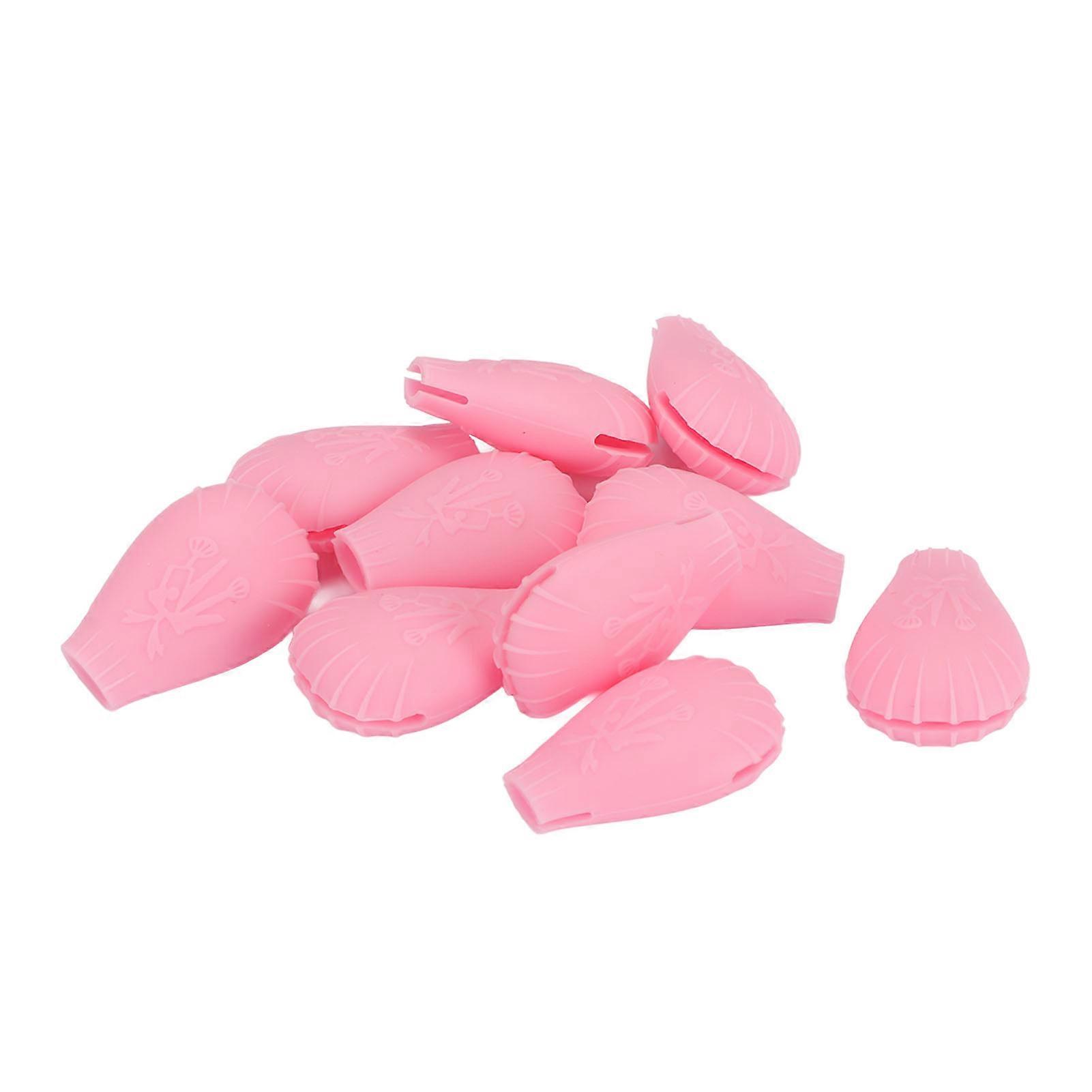 10pcs Eye Shadow Brush Covers Soft Silicone Dust Proof Makeup Brush Protector Covers 