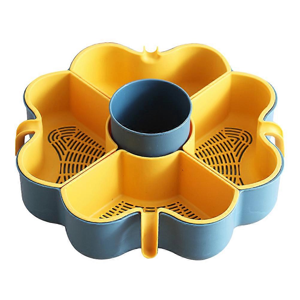 Double Layer Vegetable Strainer Basket for Kitchen Home Picnic – Convenient Draining Design, Versatile Washing Basket for Housewarming