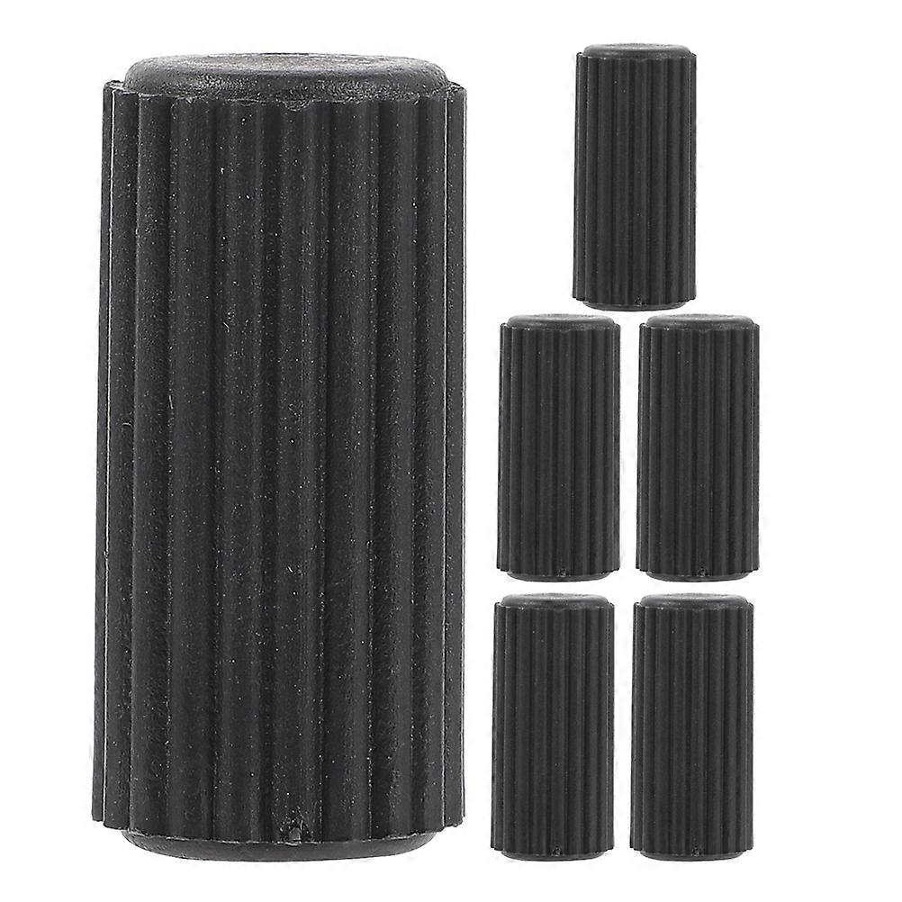 Brake Cable End Caps 6Pcs Efficiently Protect Frame Accessories Bicycle Maintenance Black Color