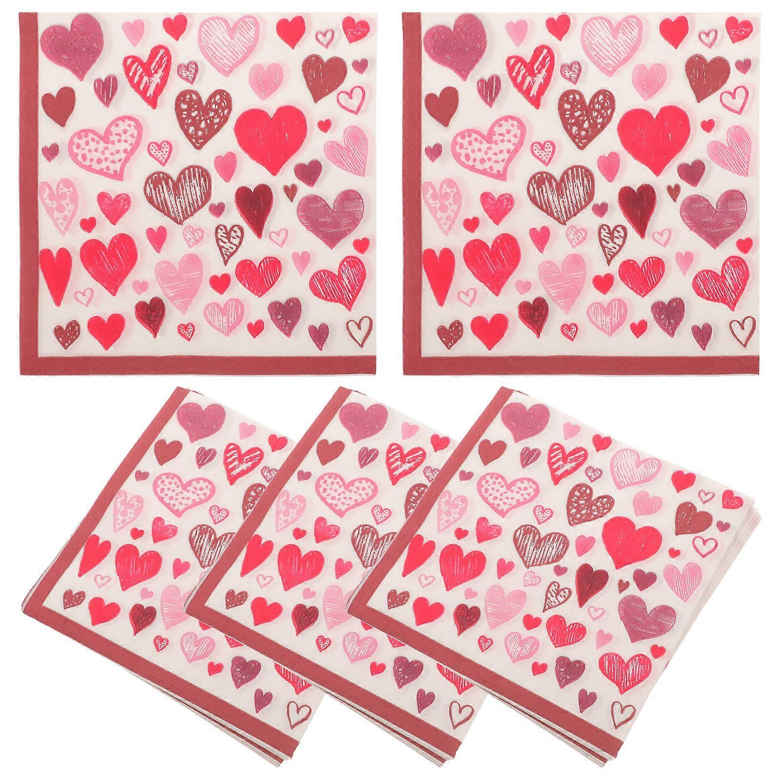 Assorted Color Tissue Paper Napkins for Party Use Made from Wood Pulp 40 Sheets