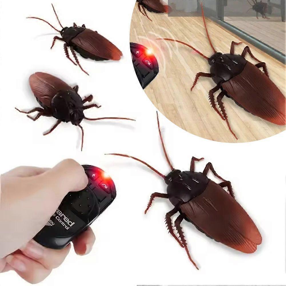 Remote Control Cockroach Toy Giant Realistic Cockroach Prank Toy for Christmas Gag Gifts & Scare Jokes