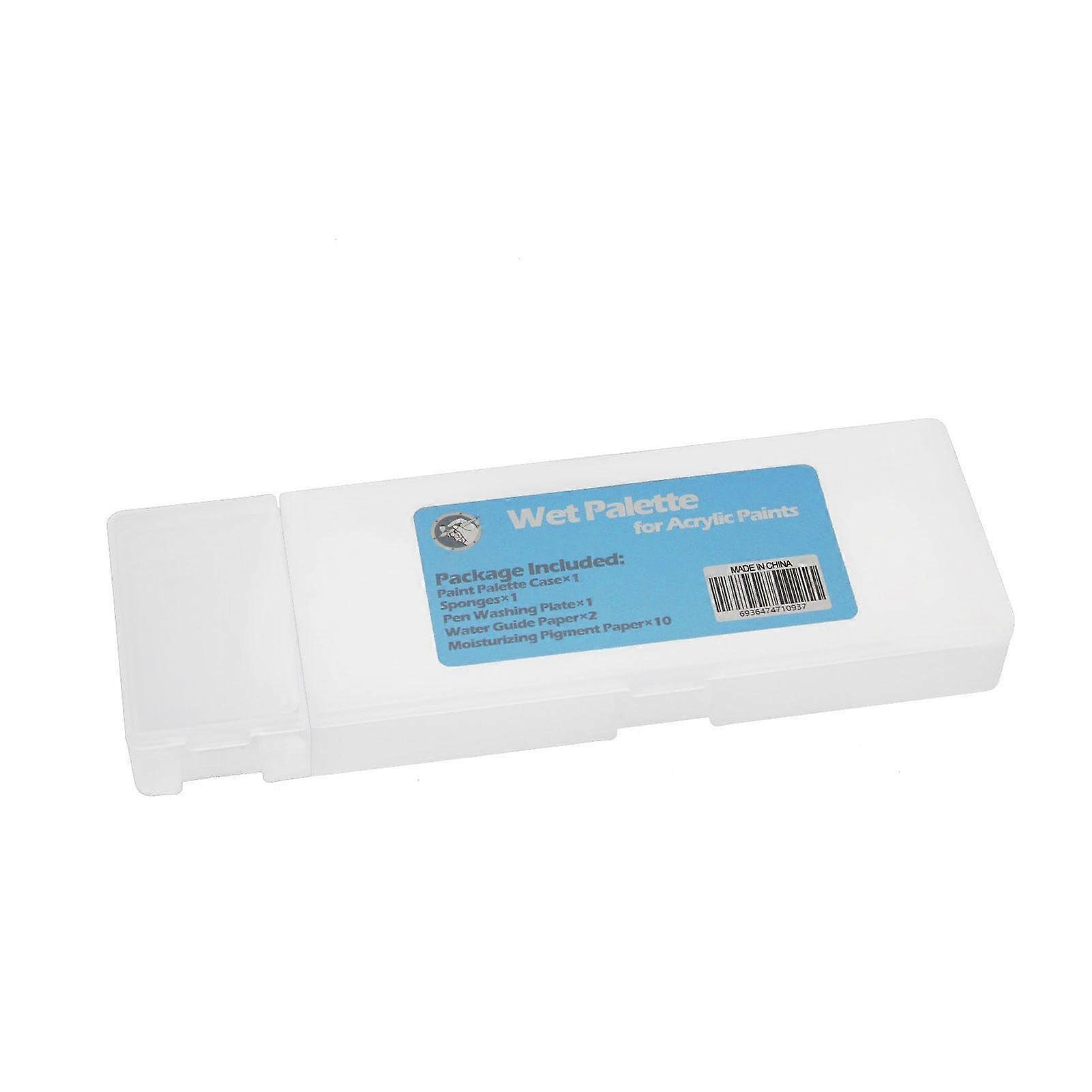 Paint Wet Palette  Stay Wet Tray  Avoids Waste, Keeps Paint Wet 25x10x5cm