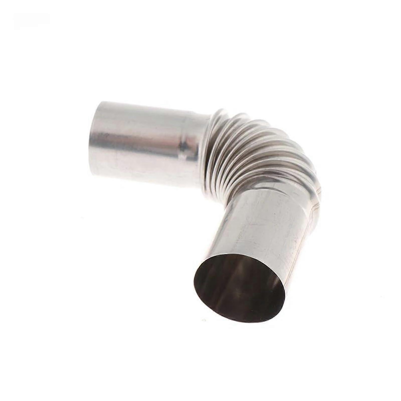 Car Tailpipe 24 mm Elbow Pipe Set for Air Auxiliary Heater Exhaust with Clip Compatible with Heating Systems