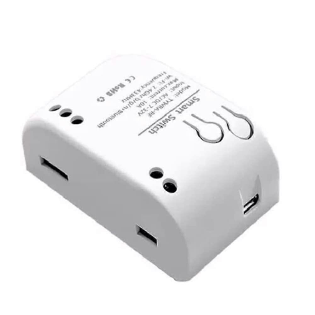 1CH Intelligent Switch 7-32V AC/DC WiFi Remote 433MHz Light Switch 10A Relay Self-Locking Inching