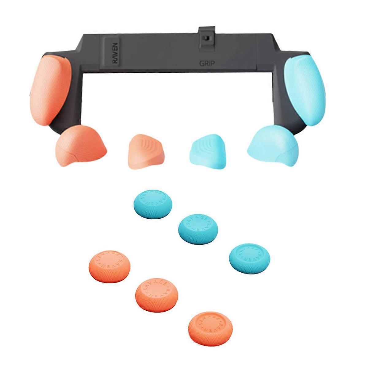 For Switch2 Case Plastic Grip Protective Shell+Joystick Caps Kit for Switch2 NS2 Dust-Proof Cover G