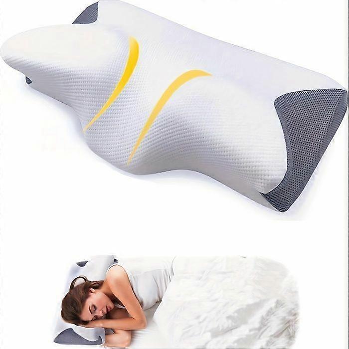 Ergonomic Cervical Pillow Memory Foam Pillow Orthopedic Pillow Anti Pain Snoring Mite 50*30*11cm