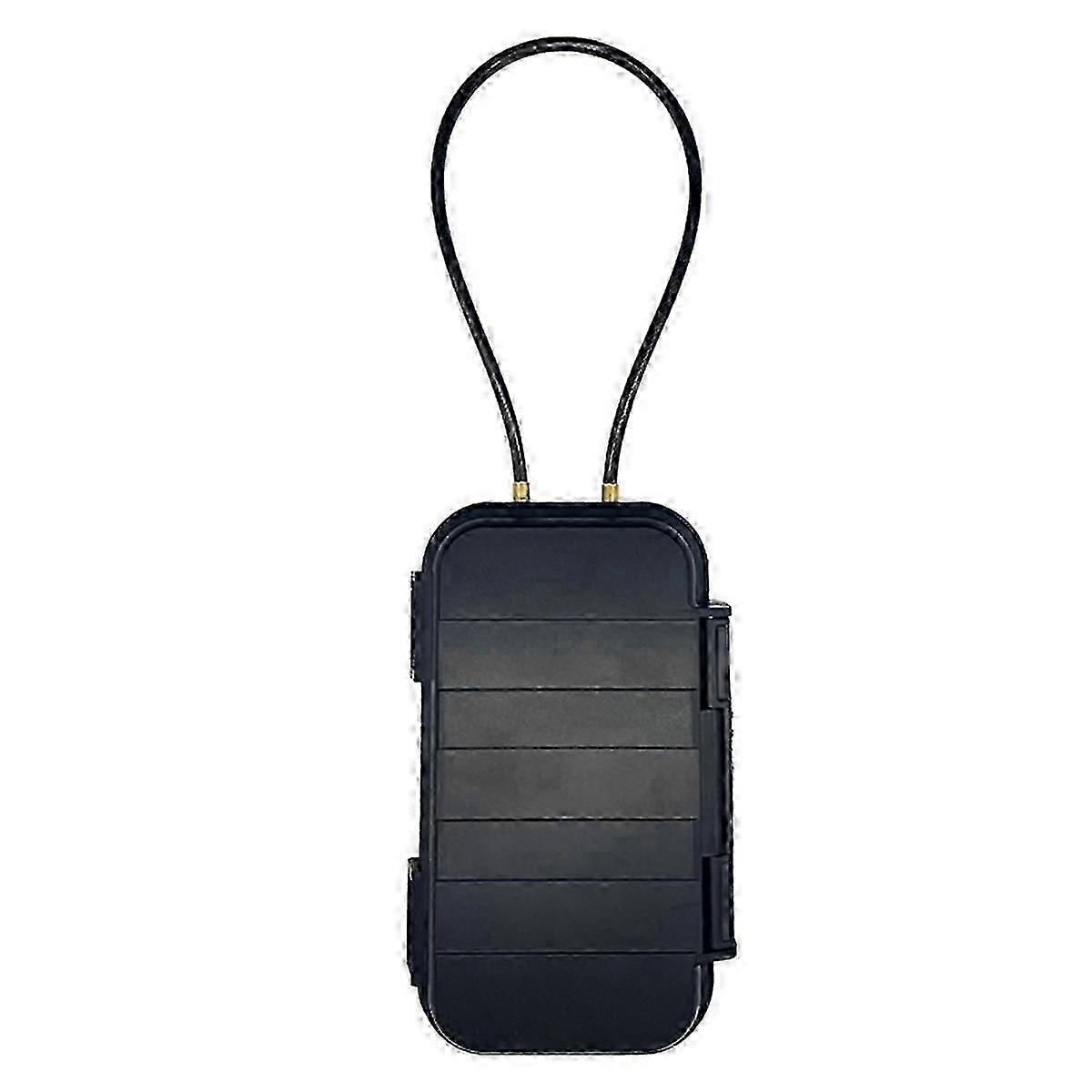 صندوق تخزين محمول آمن الشاطئ قفل تركيبة مكون من 4 أرقام مع سلك فولاذي صندوق شاطئ مضاد للسرقة يتفوق على JP