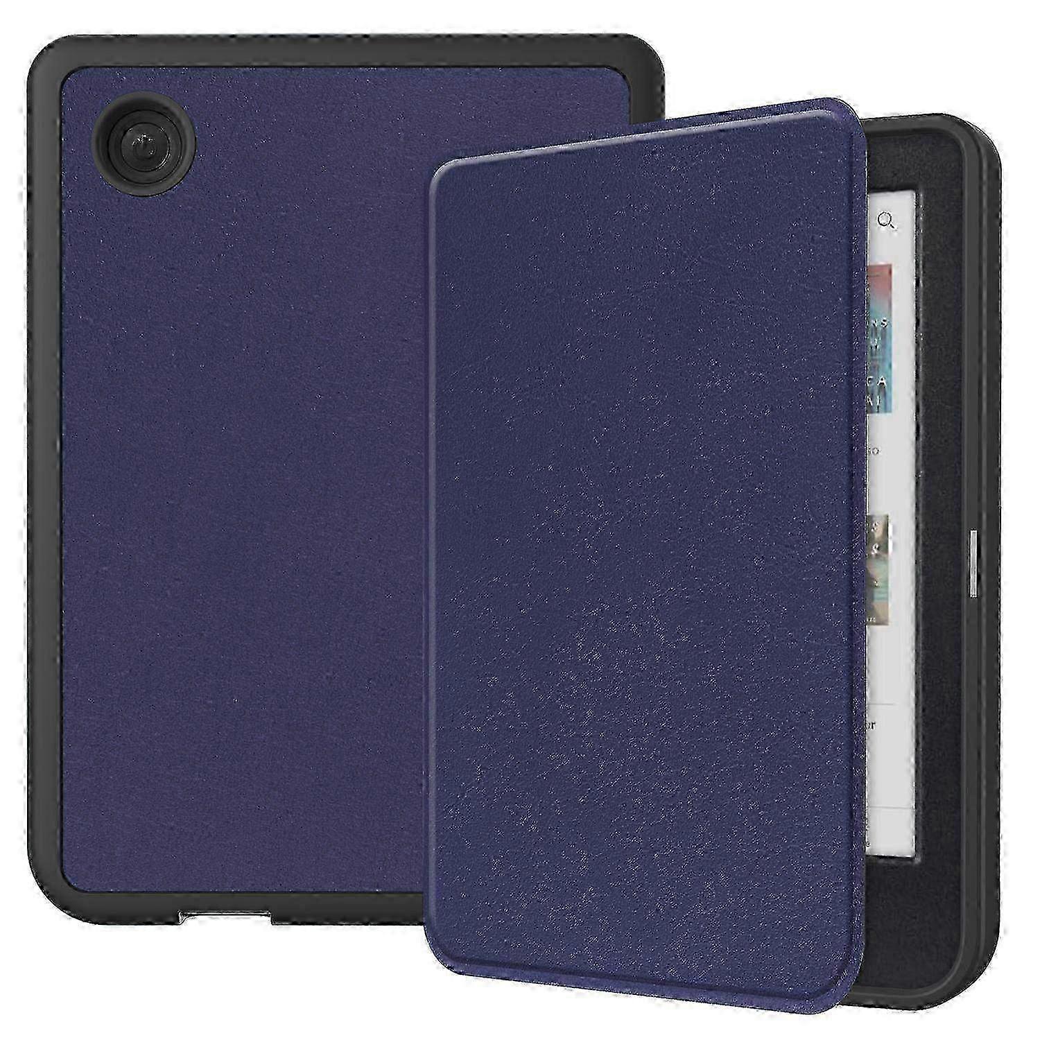 PU Leather Smart Wake/Sleep Cover Protective Case for Kobo Clara Colour & Clara BW E-Reader