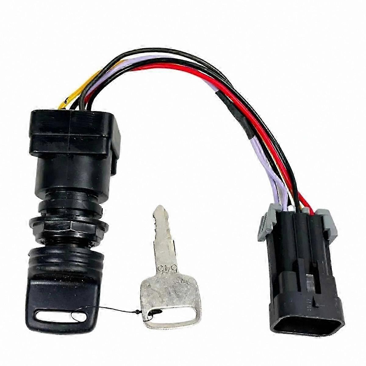 6-Pin Marine Ignition Key Switch 8M0133558 Replacement