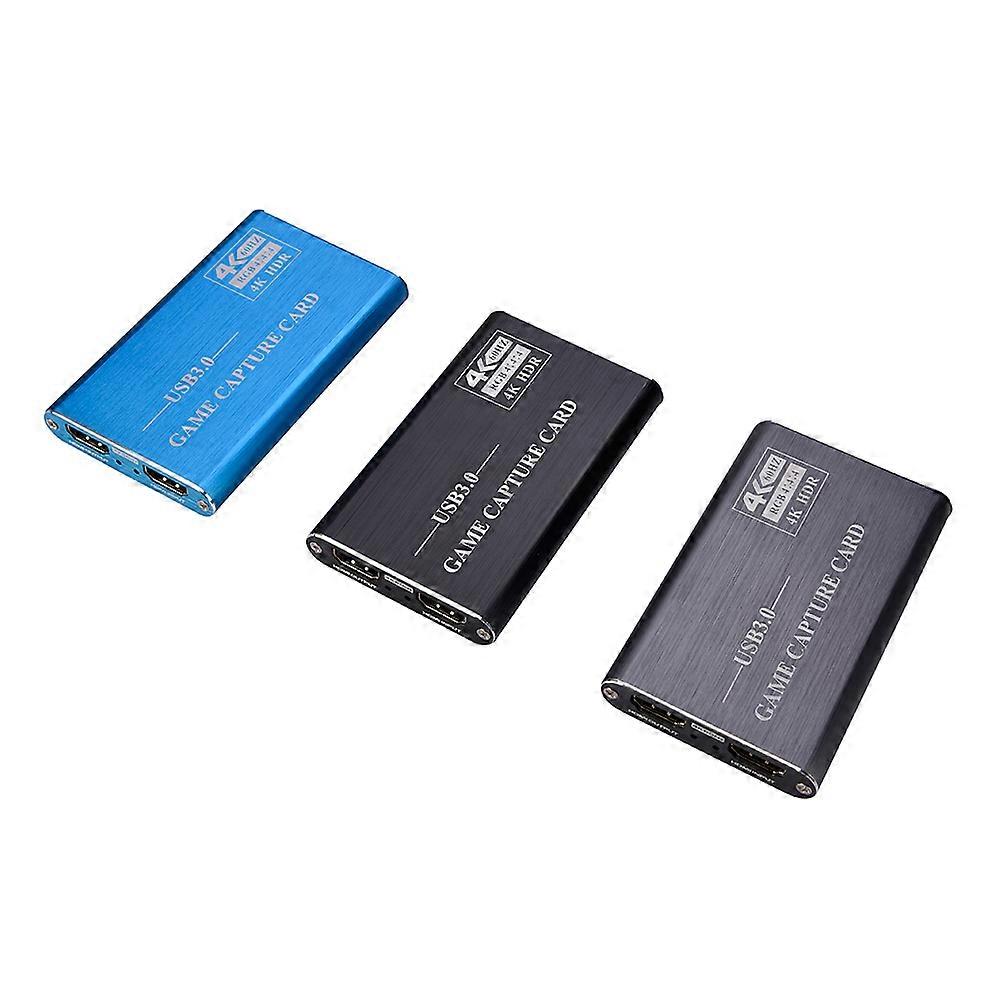 NK-S41 HDMI Game Capture Card USB3.0 Capture HDMI 4Kp60 Compatible with PS4/Switch/Camera/Recording/Live Streaming Black