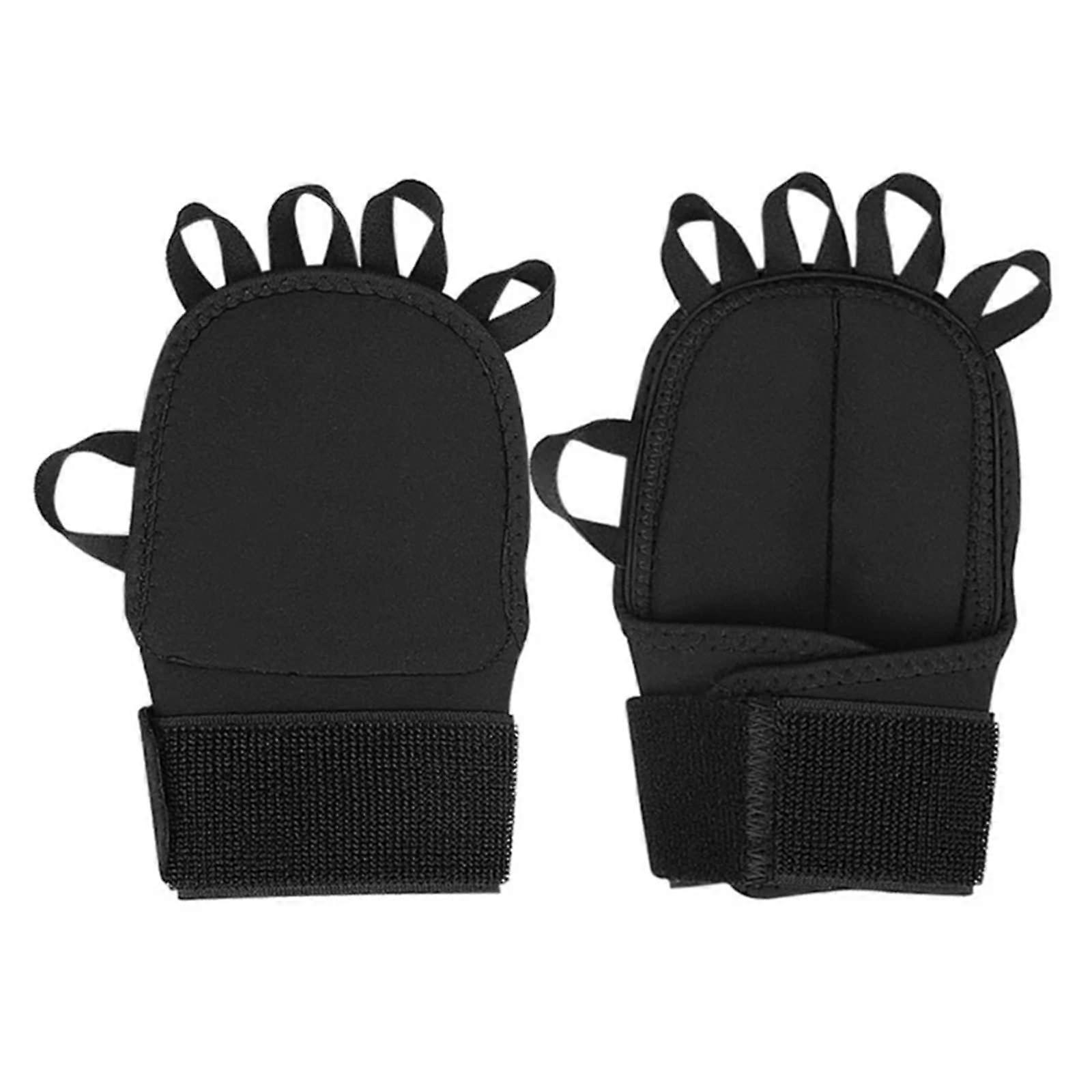 Gym Gloves Adjustable Weighted Hand Gloves For Increased Arm Strength Muscle Power Ref: 3672