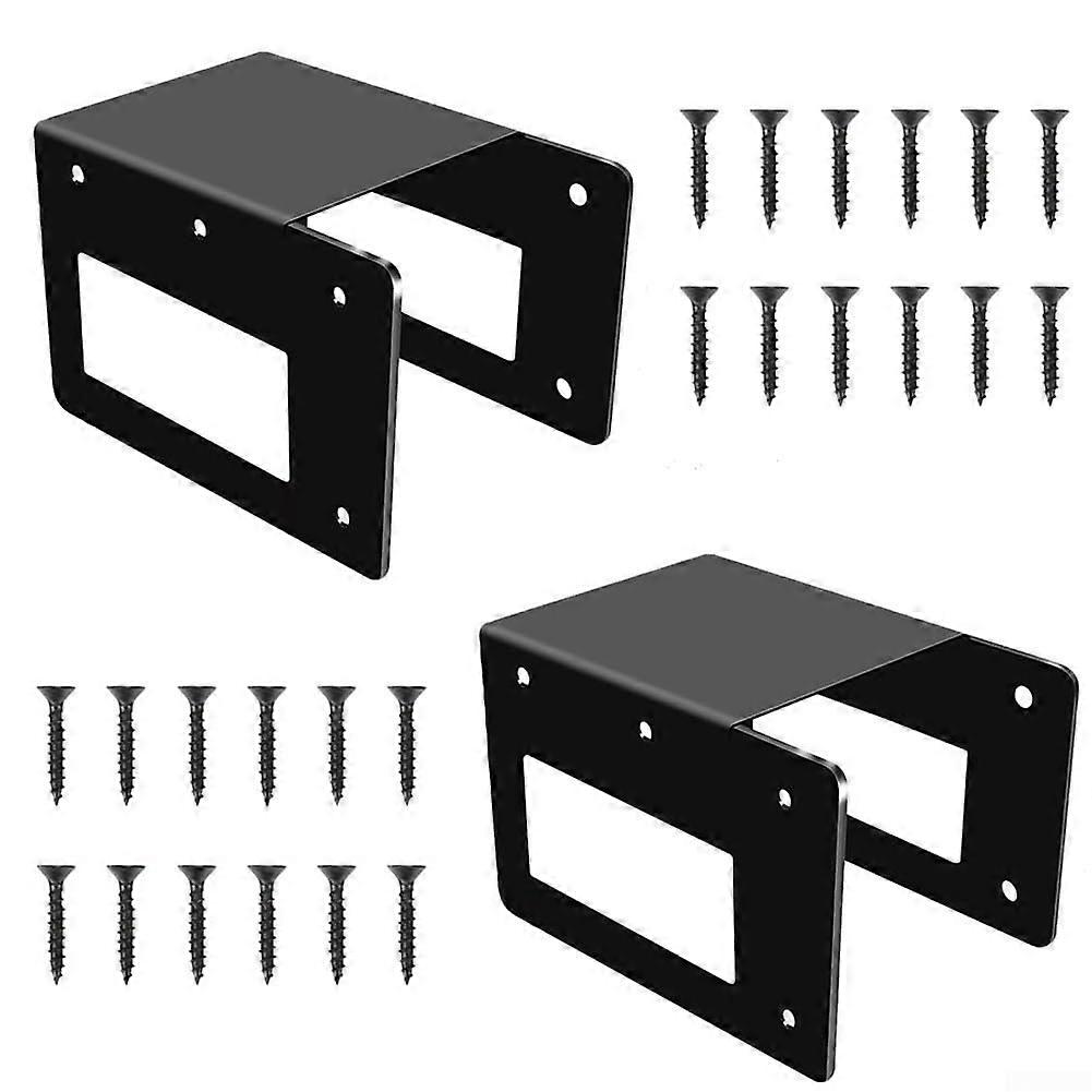 Heavy Duty Firewood Bracket Kit Effortless Setup for Storing Firewood Securely