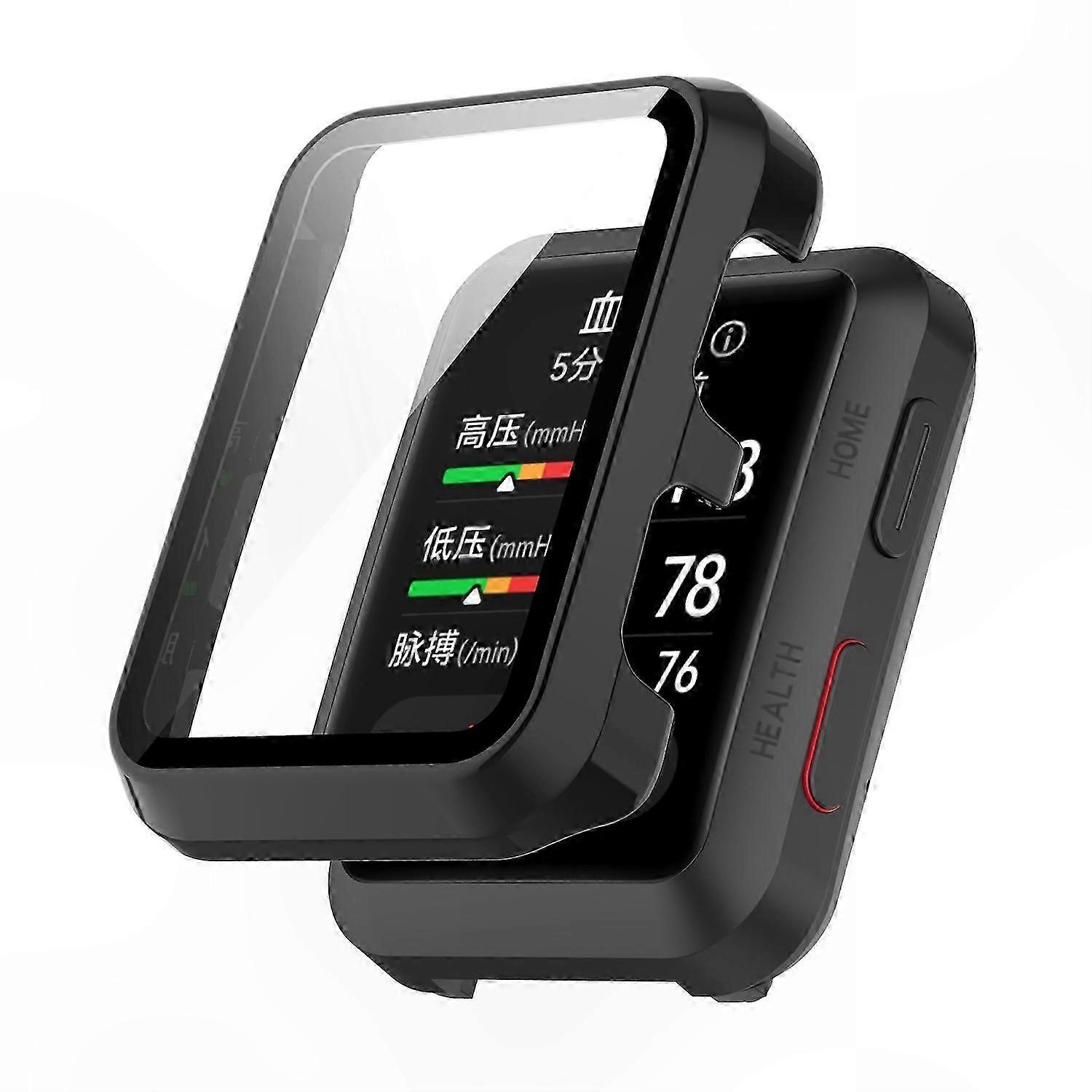 All-around Hard PC Case with Built-in Tempered Glass Screen Protector for Watches