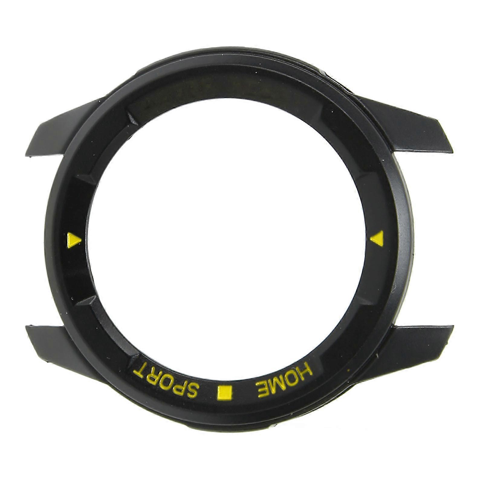 Shockproof Plastic Bumper Case for X1 Smart Watch Black Yellow