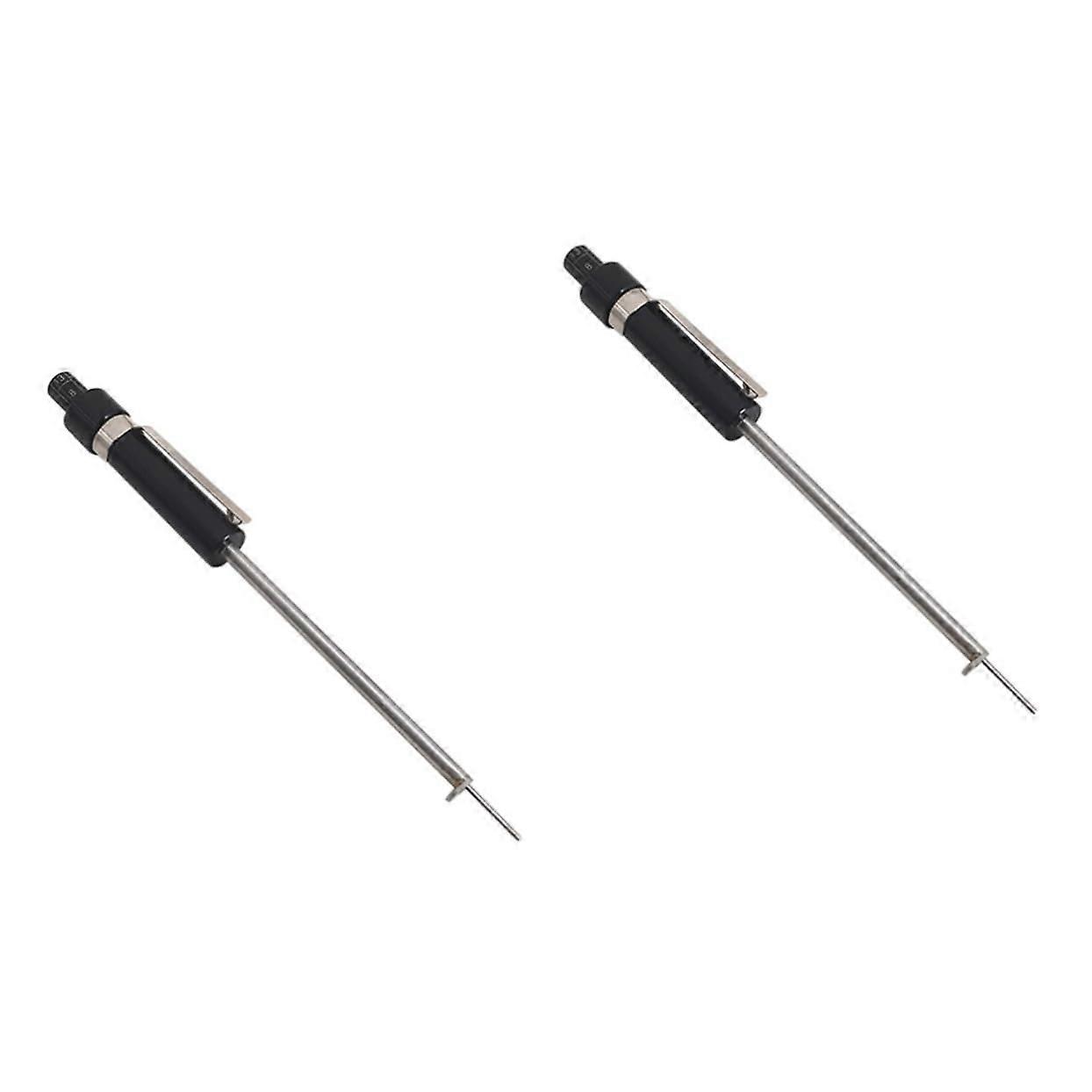 Brake Pad Detection Pen 2Piece Car Tools Set Tire Tread Depth Gauge Vehicle Compatibility Quick Accurate Measurement