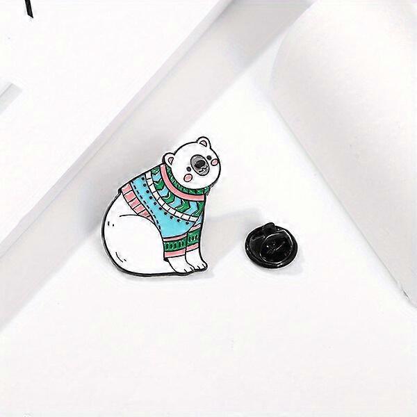 Cat, bear and dog brooches, with diverse matching styles, adding a playful and unique personality