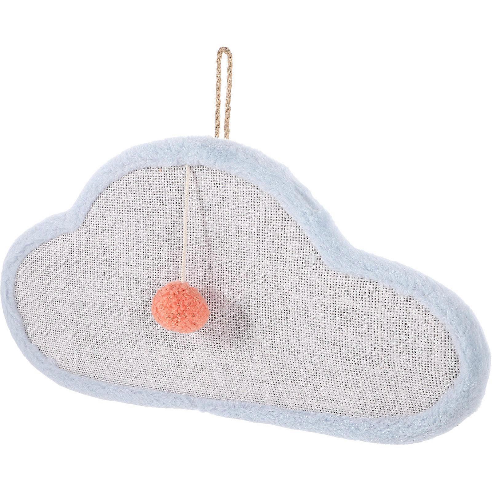 Cat Scratcher Plaything Cloud Shape Lint Material Protect Furniture Cats 1Pcs