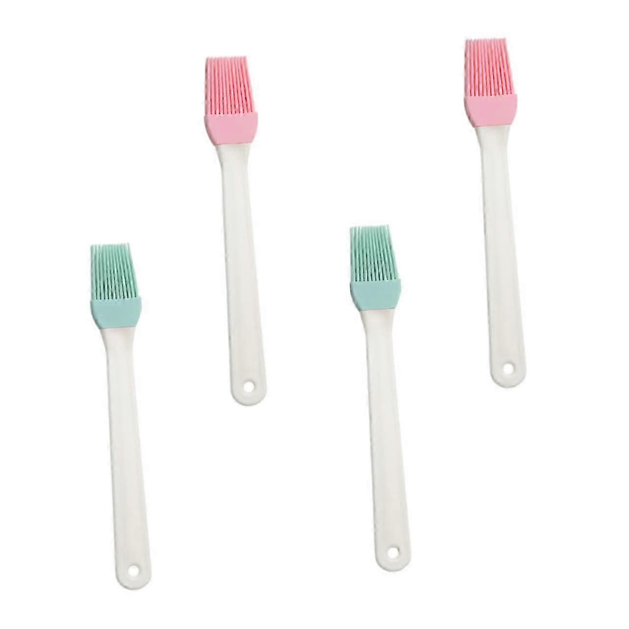 2025 4part BBQ oil brush set – silicone sauce brush for basting cooking and perfect for grilling kitchen utensil with smooth edges 1