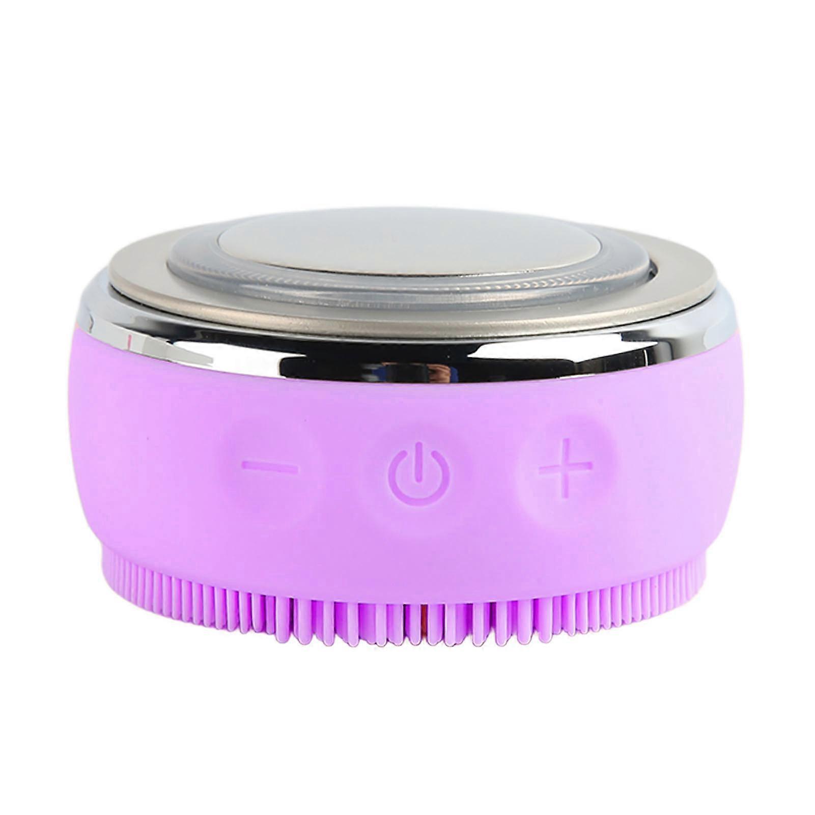 Multifunctional Facial Cleansing Device 600mAh Silicone LED Vibrations
