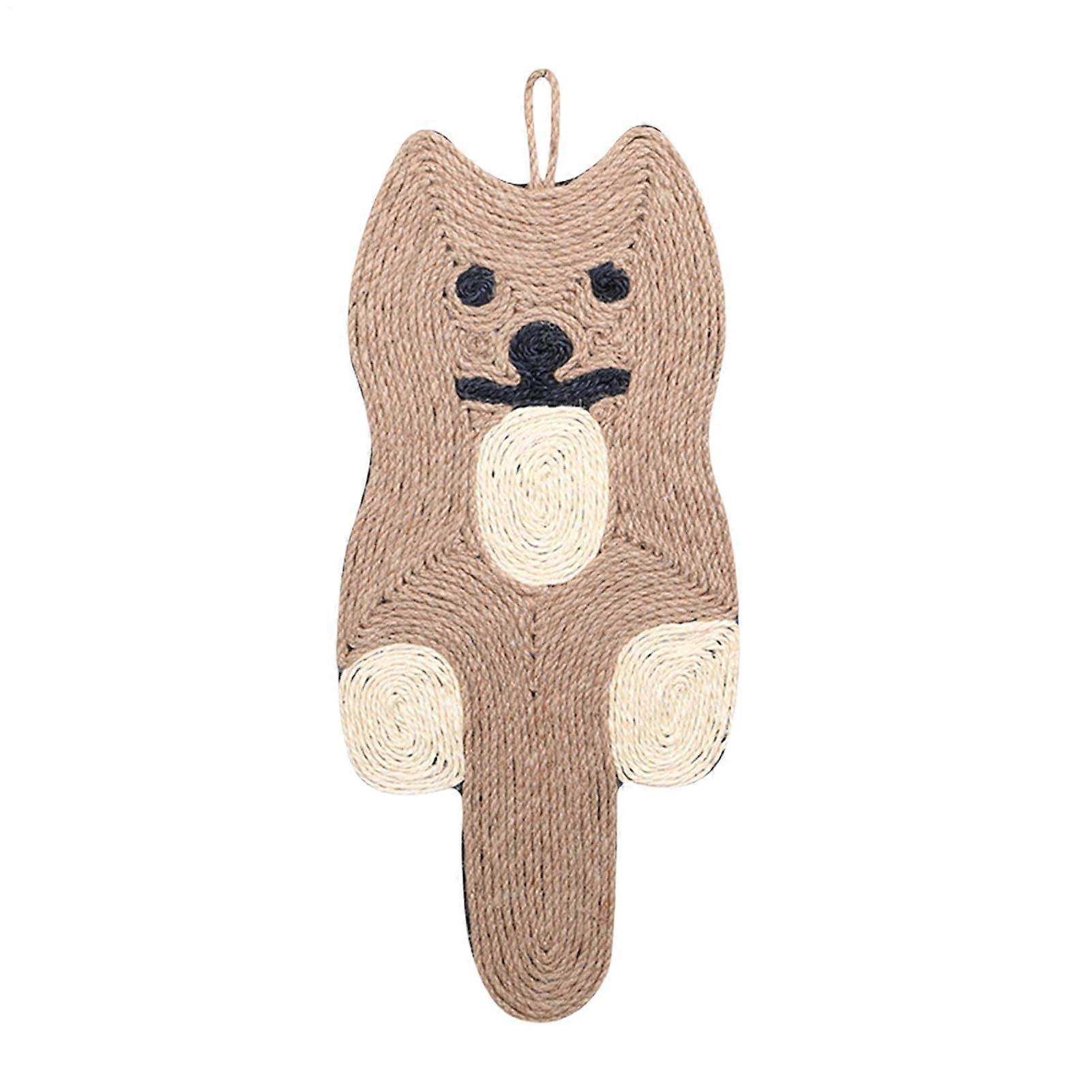 Cat Scratching Mat With Nail Sharpening Post AntiScratch Protection Interactive Hanging Toy For Home Sofa Floor Kittens