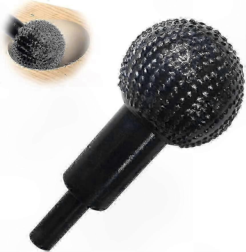 40mm Ball Shaped Wood Carving Tool for Drills, Rotary Spherical Rasp Cutter for Crafting and Sanding Projects